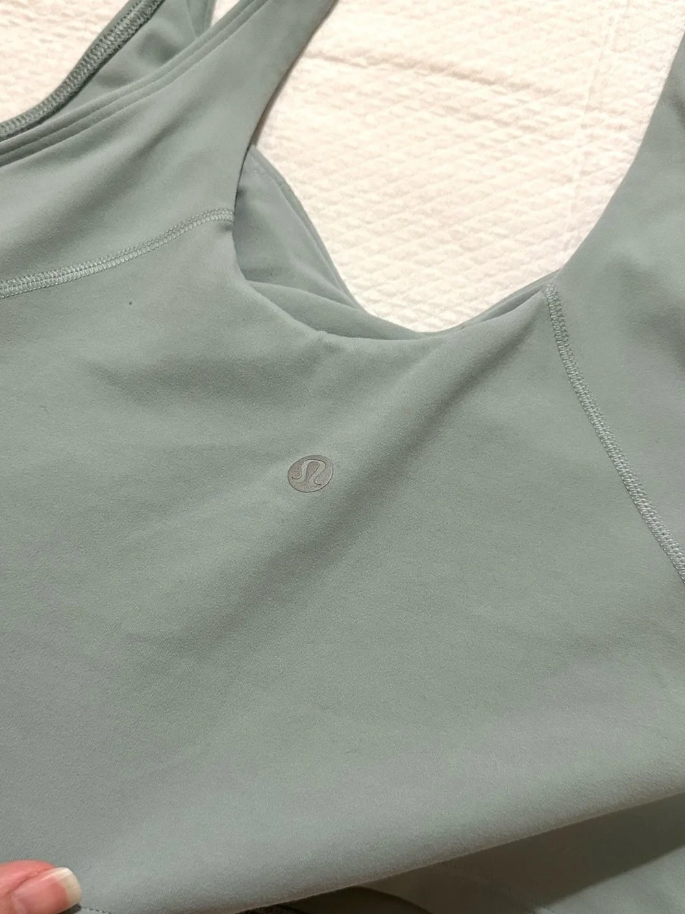 Lululemon Align Tank Top Silver Blue SZ 10